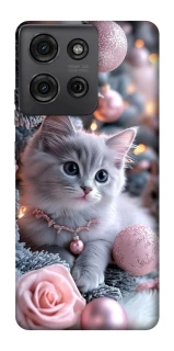 Чохол на Motorola Moto G75 Christmas Kitty фото 1 з 1