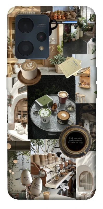 Чохол на Realme 9 4G / 9 Pro+ Coffee collage ver.4 фото 1 з 1