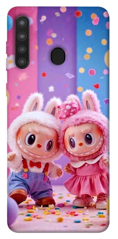 Чохол на Samsung Galaxy A21 Labubu twins ver.3 фото 1 з 1