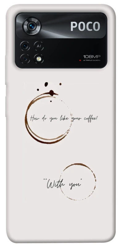 Чохол на Xiaomi Poco X4 Pro 5G Coffee with you фото 1 з 1