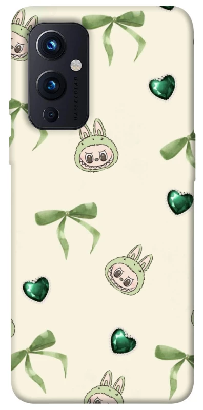Чехол на OnePlus 9 Labubu Green Heart фото 1 из 1