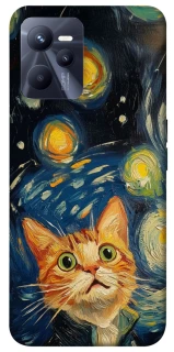 Чехол на Realme C35 paint cat фото 1 из 1