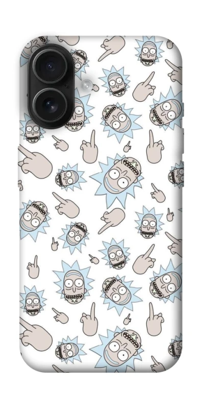 Чехол на Apple iPhone 16 Rick and Morty style фото 1 из 1