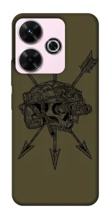 Чехол на Xiaomi Poco M6 4G Mil skull фото 1 из 1