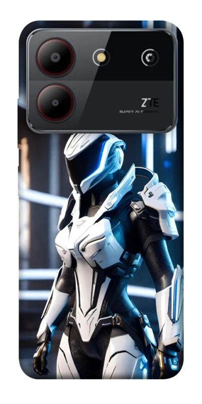 Чохол на ZTE Blade A54 4G Cyber space girl ver.6 фото 1 з 1
