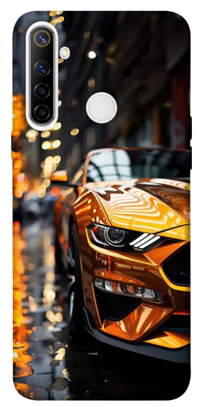 Чохол на Realme 6i Golden sports car фото 1 з 1