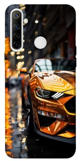 Чохол на Realme 6i Golden sports car фото 1 з 1