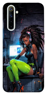 Чехол на Realme 6 Cyber girl фото 1 из 1