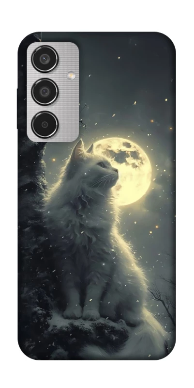 Чехол на Samsung Galaxy M35 Кот под луной фото 1 из 1