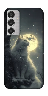 Чехол на Samsung Galaxy M35 Кот под луной фото 1 из 1
