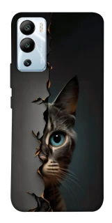 Чехол на Infinix Hot 12i Кот-подглядыватель v2 фото 1 из 1