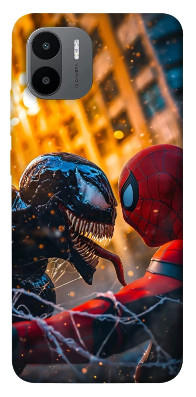 Чохол на Xiaomi Redmi A1 / A2 Venom vs Spiderman фото 1 з 1