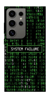 Чехол на Samsung Galaxy S24 Ultra Matrix system failure фото 1 из 1