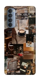 Чохол на Oppo Reno 4 Pro Coffee collage ver.2 фото 1 з 1