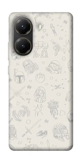 Чохол на Xiaomi Poco X6 Pro Star Wars background ver.1 фото 1 з 1