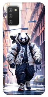 Чехол на Samsung Galaxy A02s Панда курьер фото 1 из 1