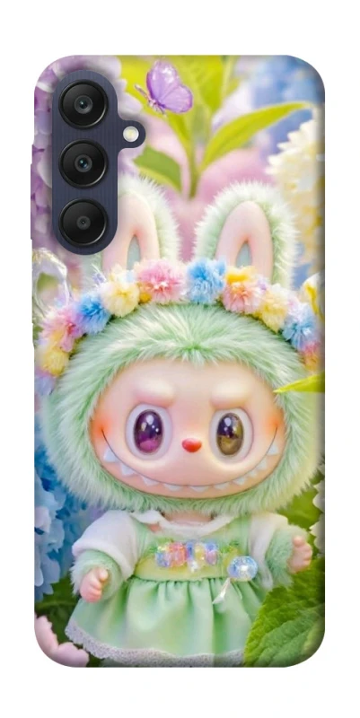 Чохол на Samsung Galaxy A25 5G Labubu & Flowers ver.2 фото 1 з 1