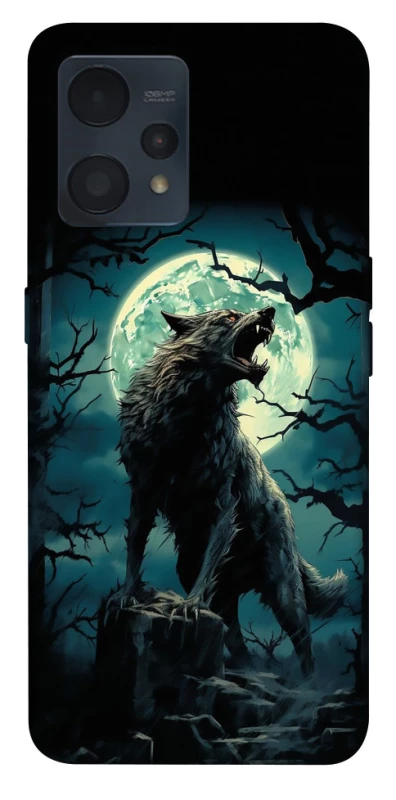 Чохол на Realme 9 4G / 9 Pro+ Вовк під місяцем фото 1 з 1