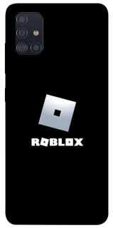 Чохол на Samsung Galaxy A51 Roblox logo black фото 1 з 1