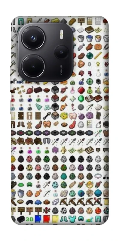 Чохол на Xiaomi Redmi Note 14 4G (Europe version) Minecraft v2 фото 1 з 1