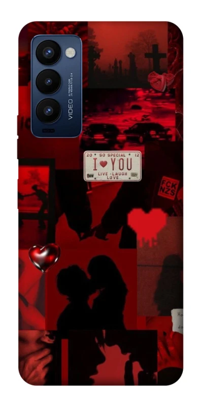 Чохол на TECNO Camon 18 Pro Love collage ver.2 фото 1 з 1