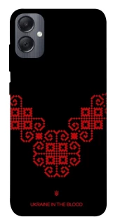 Чехол на Samsung Galaxy A05 Черно-красная вышиванка фото 1 из 1