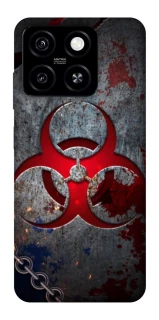 Чехол на ZTE Blade A55 4G Радиация v3 фото 1 из 1