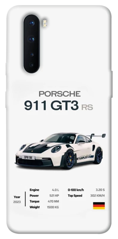Чехол на OnePlus Nord Porsche 911 GT3 фото 1 из 1