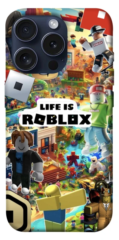 Чохол на Apple iPhone 15 Pro (6.1") Life is Roblox фото 1 з 1