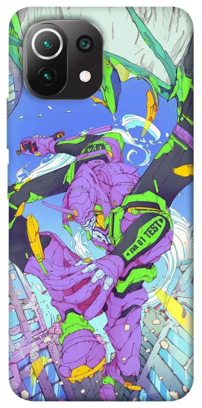 Чехол на Xiaomi Mi 11 Lite Евангелион v2 фото 1 из 1