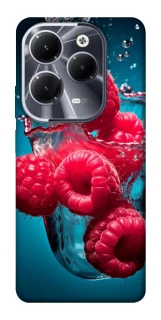 Чехол на Infinix Hot 40 Pro Малинка в воде фото 1 из 1