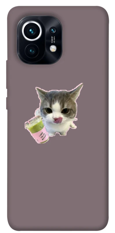 Чохол на Xiaomi Mi 11 cat matcha фото 1 з 1