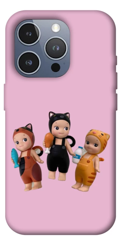 Чохол на Apple iPhone 16 Pro Max Cat Cafe Trio фото 1 з 1