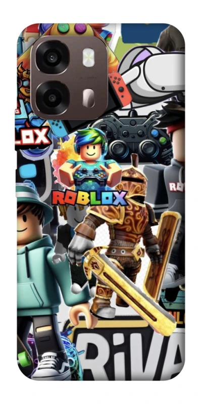 Чехол на Oppo A6 Roblox collage ver.1 фото 1 из 2