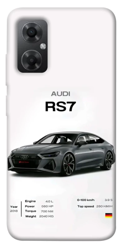 Чохол на Xiaomi Redmi Note 11R Audi RS7 фото 1 з 1