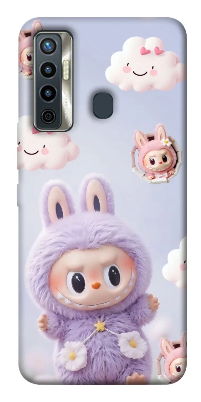 Чохол на TECNO Camon 17 Labubu & clouds фото 1 з 1