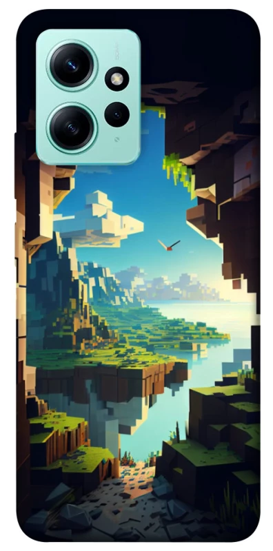 Чохол на Xiaomi Redmi Note 12 4G Minecraft sunrise фото 1 з 1