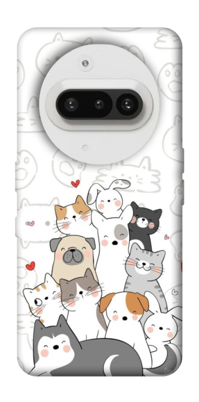 Чехол на Nothing Phone (3a) Funny Pets фото 1 из 1