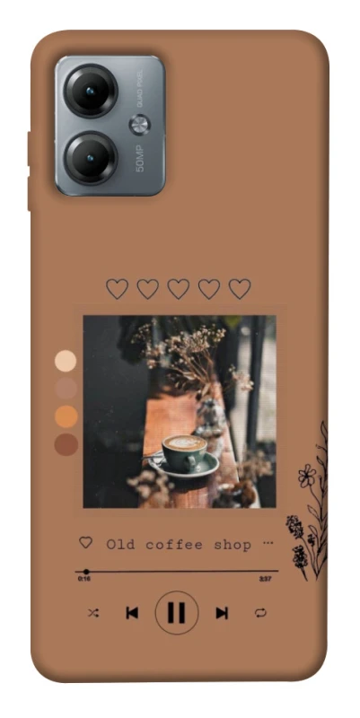 Чохол на Motorola Moto G14 Coffee player фото 1 з 1