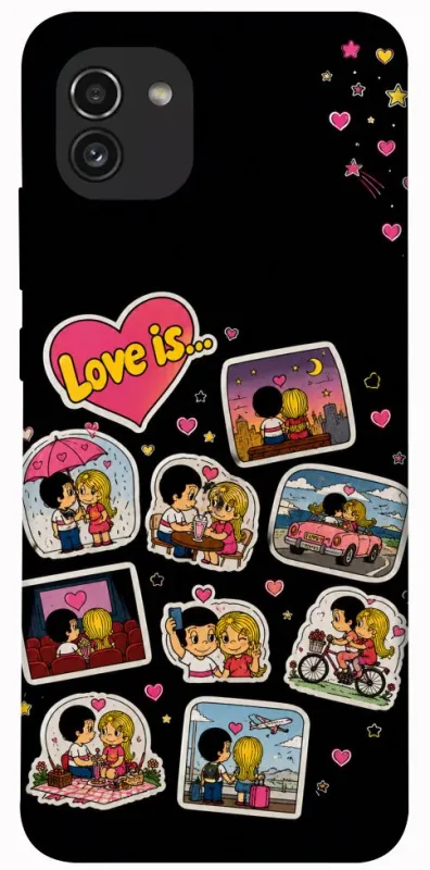 Чохол на Samsung Galaxy A03 Love is ver.3 фото 1 з 1