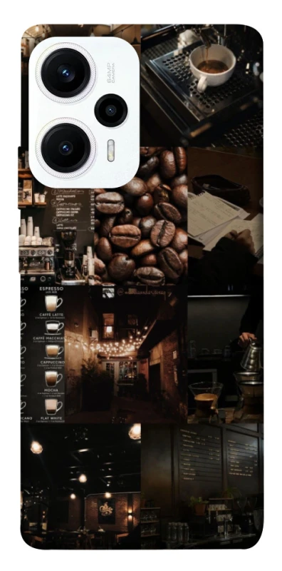 Чохол на Xiaomi Poco F5 / Note 12 Turbo Coffee collage ver.1 фото 1 з 1