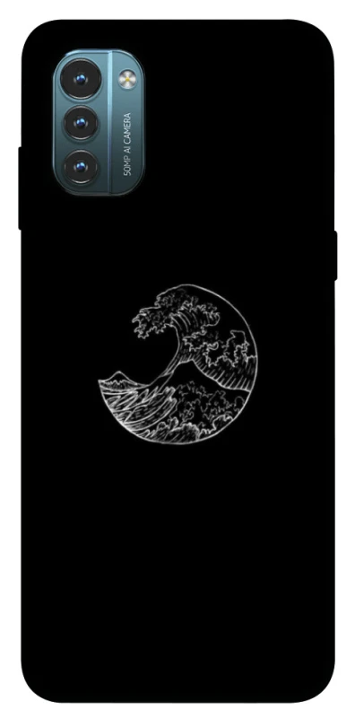 Чехол на Nokia G21 Black tsunami фото 1 из 1