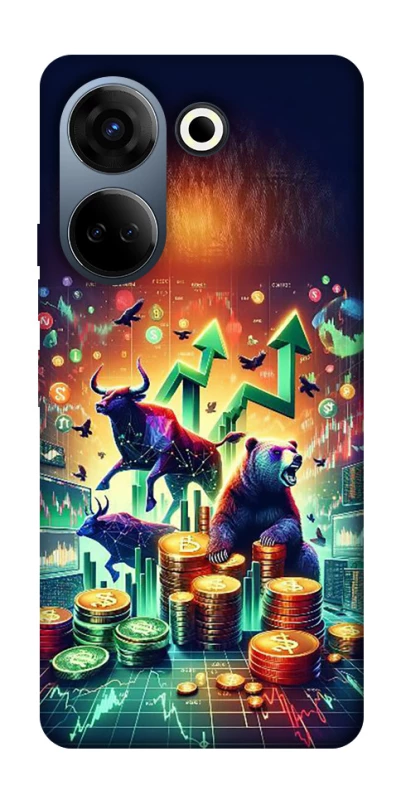 Чохол на TECNO Camon 20 Pro (CK7n) Crypto market фото 1 з 1