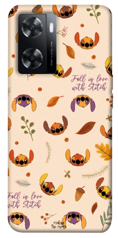 Чехол на Oppo A57s Fall in love with Stitch фото 1 из 1