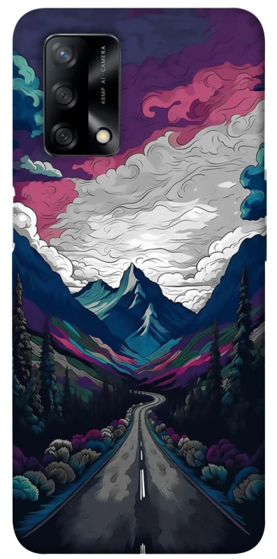 Чохол на Oppo A74 4G Намальовані гори фото 1 з 1