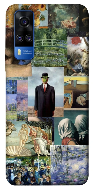 Чохол на Vivo Y51a Art collage ver.4 фото 1 з 1