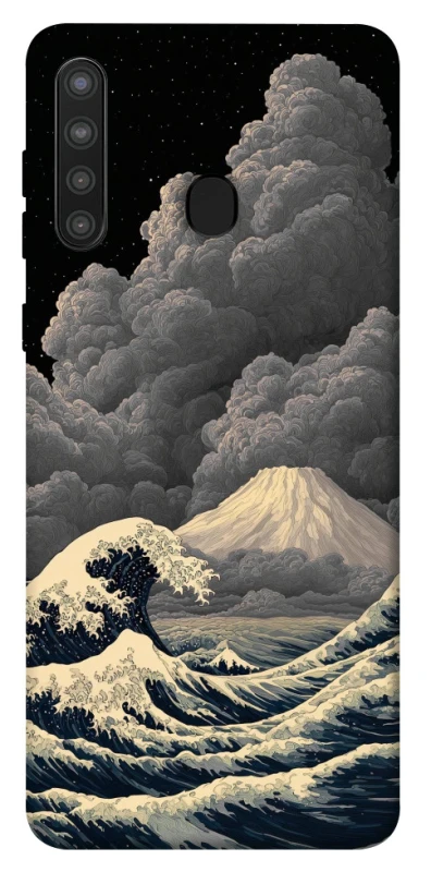 Чехол на Samsung Galaxy A21 Japan mountains фото 1 из 1