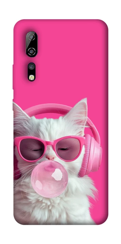 Чохол на ZTE Axon 10 Pro Pink kitty фото 1 Чохол на ZTE Axon 10 Pro Pink kitty фото 1 з 1