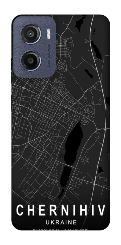 Чехол на Motorola Moto E15 Chernihiv map фото 1 из 1