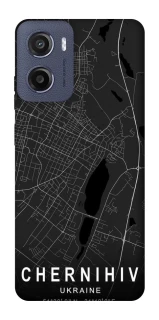 Чехол на Motorola Moto E15 Chernihiv map фото 1 из 1